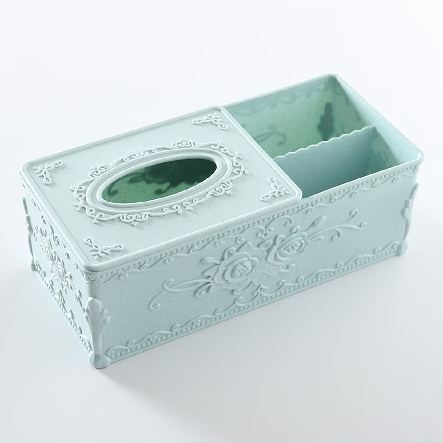 客厅茶几抽纸盒欧式雕花纸巾盒家用桌面餐巾纸盒纸巾收纳盒