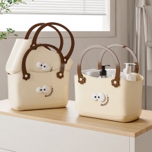 手提洗澡篮学生宿舍收纳篮洗漱用品置物篮卫生间浴室内衣筐洗浴篮